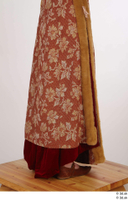 Photos Woman in Historical Dress 36 15th century Historical clothing brown dress skirt 0006.jpg